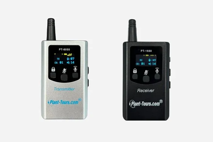 Plant-Tours.com transmitter and receiver side by side