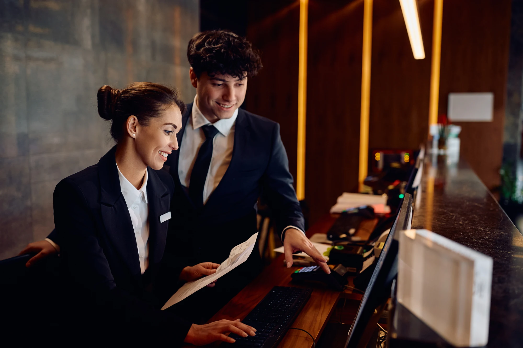 hotel front desk